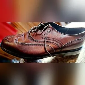 Mens Formal Comfort Leather Hush Puppies Bounce Oxford Lace Up Shoes 10.5 Hush Puppies Bounce Oxfords Lace Up Comfort Black Walking  main image 2